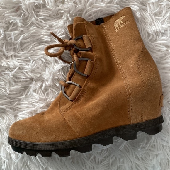 Sorel Joan of arc ll raw leather wedge boots - Picture 6 of 10